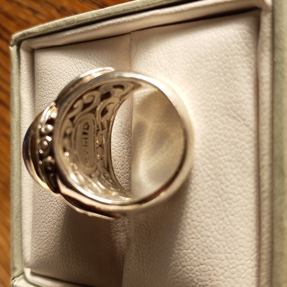 Sterling Silver with Blue Pearl Ring - Picture 6 of 8